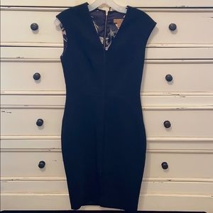 Ted Baker Black V-neck Dress